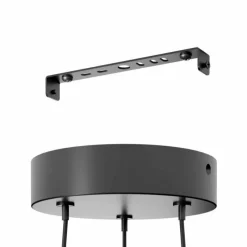 Luminaires Eglo Suspension Eglo ZILLERIO-Z LED Noir, 5 lumières