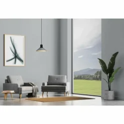 Luminaires Eglo Suspension Eglo-Leuchten ABREOSA Gris, Noir, 1 lumière* Suspensions