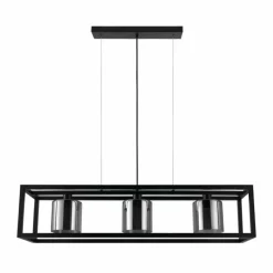 Luminaires Eglo Suspension Eglo-Leuchten BRISLING Noir, 3 lumières