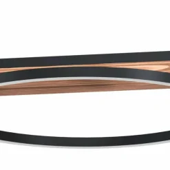 Lampes En Bois-Luminaires Eglo Suspension Eglo-Leuchten BOYAL LED Brun, Noir, 3 lumières