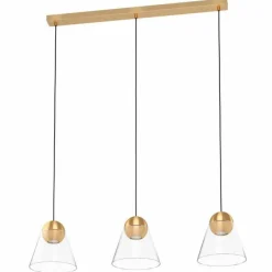 Luminaires Eglo Suspension Eglo-Leuchten CERASELLA LED Laiton, 3 lumières