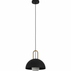 Luminaires Eglo Suspension Eglo-Leuchten CALMANERA Laiton, Noir, 1 lumière* Suspensions