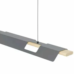Lampes En Bois-Luminaires Eglo Suspension Eglo-Leuchten ERMUA LED Brun, Noir, 1 lumière