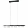 Luminaires Eglo Suspension Eglo-Leuchten ERVIDEL LED Noir, 6 lumières* Éclairage Led