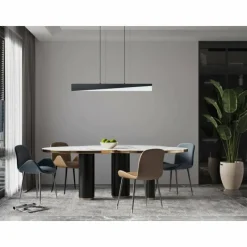 Luminaires Eglo Suspension Eglo-Leuchten ISIDRO LED Noir, 1 lumière* Éclairage Led