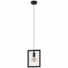 Lampes Industrielles-Luminaires Eglo Suspension Eglo-Leuchten JUBILY Noir, 1 lumière