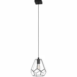 Luminaires Eglo Suspension Eglo-Leuchten MARDYKE Noir, 1 lumière