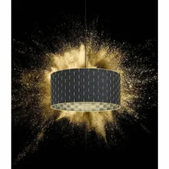 Lampes En Tissu-Luminaires Eglo Suspension Eglo-Leuchten MARASALES Noir, 1 lumière