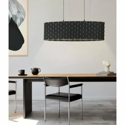 Lampes En Tissu-Luminaires Eglo Suspension Eglo-Leuchten MARASALES Noir, 2 lumières
