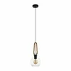 Lampes Vintages & Rétros-Luminaires Eglo Suspension Eglo-Leuchten RODING Brun, Noir, 1 lumière