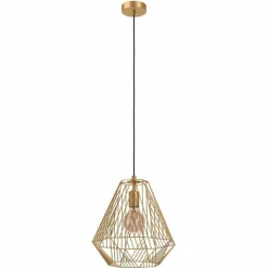 Lampes Dorées-Luminaires Eglo Suspension Eglo-Leuchten STYPE Or, 1 lumière