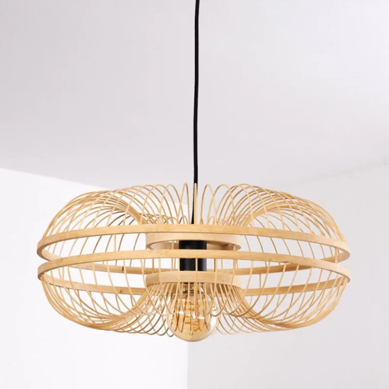 Luminaires Scandinaves-hofstein Suspension Ellekom Noir, 1 lumière