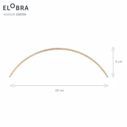 Lampes En Bois-Luminaires Elobra Suspension Elobra Colombia LED Écru, 1 lumière