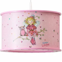 Lampes En Bois-Luminaires Elobra Suspension Elobra EULE Rose, 1 lumière