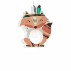 Lampes En Bois-Luminaires Elobra Suspension Elobra FUCHS FILIP Orange, 1 lumière