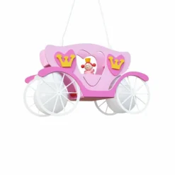 Lampes En Bois-Luminaires Elobra Suspension Elobra LEIA Rose, 2 lumières