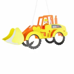 Lampes En Bois-Luminaires Elobra Suspension Elobra MARKUS Jaune, Orange, 2 lumières