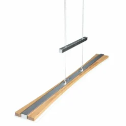 Lampes En Bois-Luminaires Elobra Suspension Elobra Panama LED Écru, 1 lumière