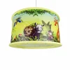 Lampes En Bois-Luminaires Elobra Suspension Elobra WILDNIS Vert, 1 lumière