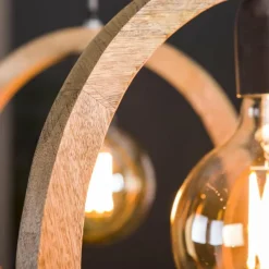 Lampes Industrielles-hofstein Suspension Elortondo Noir, 3 lumières