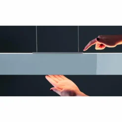 Luminaires Escale Suspension Escale VITRO Aluminium, 1 lumière