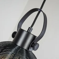 Lampes Vintages & Rétros-hofstein Suspension Espada Noir, 3 lumières