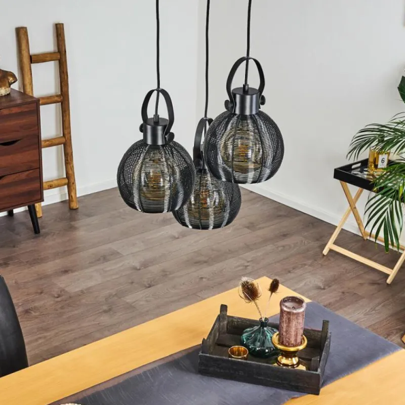 hofstein Suspension Espada Noir, 3 lumières* Suspensions