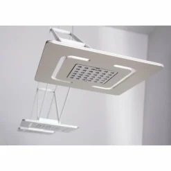Luminaires Eva Luz Suspension Evaluz SLIDE LED Blanc, 3 lumières* Éclairage Led