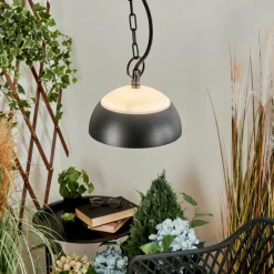 hofstein Suspension extérieur Ancemont LED Noir, 1 lumière