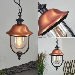 hofstein Suspension extérieur Gascon Noir, 1 lumière