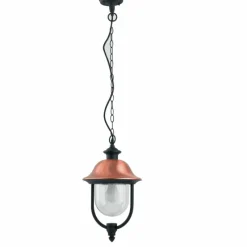 Luminaires Lutec Suspension extérieur Lutec Venezia Anthracite, Cuivre, 1 lumière