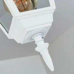 Luminaires Rustiques-hofstein Suspension extérieur Naofe Blanc, 1 lumière