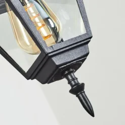 Luminaires Rustiques-hofstein Suspension extérieur Naofe Noir, 1 lumière