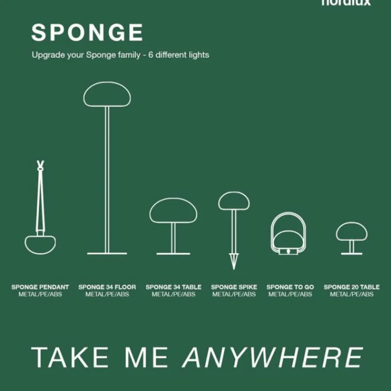 Luminaires Nordlux Suspension extérieur Nordlux SPONGE LED Anthracite, 1 lumière