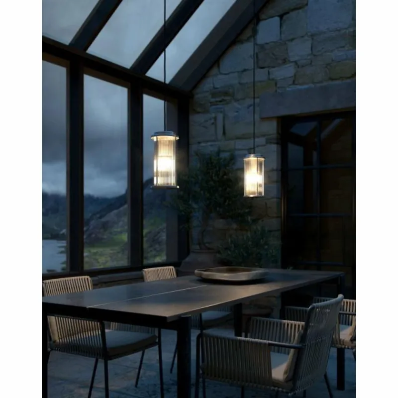 Luminaires Nordlux Suspension extérieur Nordlux LINTON Zingué, 1 lumière