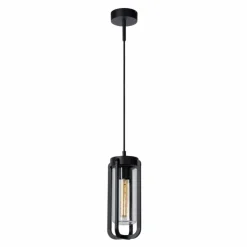 Luminaires Lucide Suspension extérieure Lucide GARLAND Noir, 1 lumière