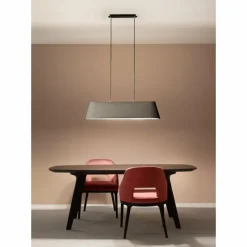 Lampes En Tissu-Luminaires Fabas Luce Suspension Fabas Luce Allegra Noir, 2 lumières