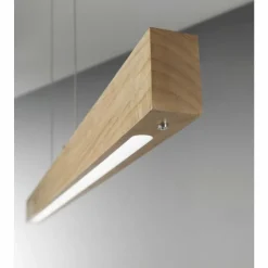 Lampes En Bois-Luminaires Fabas Luce Suspension Fabas Luce Badia LED Bois clair, 1 lumière