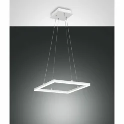 Luminaires Fabas Luce Suspension Fabas Luce Bard LED Blanc, 1 lumière* Éclairage Led