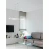 Luminaires Fabas Luce Suspension Fabas Luce Bard LED Blanc, 1 lumière* Éclairage Led