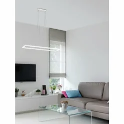 Luminaires Fabas Luce Suspension Fabas Luce Bard LED Blanc, 1 lumière* Éclairage Led