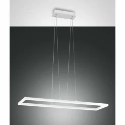 Luminaires Fabas Luce Suspension Fabas Luce Bard LED Blanc, 1 lumière* Éclairage Led