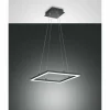 Luminaires Fabas Luce Suspension Fabas Luce Bard LED Anthracite, 1 lumière