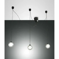 Luminaires Fabas Luce Suspension Fabas Luce Blog LED Noir, 1 lumière
