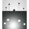 Luminaires Fabas Luce Suspension Fabas Luce Blog LED Noir, 1 lumière