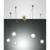 Luminaires Fabas Luce Suspension Fabas Luce Blog LED Or, Noir, 1 lumière