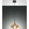 Luminaires Fabas Luce Suspension Fabas Luce Budelli Noir, 1 lumière
