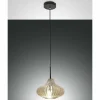 Luminaires Fabas Luce Suspension Fabas Luce Budelli Noir, 1 lumière