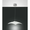 Luminaires Fabas Luce Suspension Fabas Luce Desus LED Nickel mat, 1 lumière