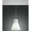 Luminaires Fabas Luce Suspension Fabas Luce DIANA Chrome, 1 lumière